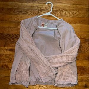 Ruff Hewn Pink Jean Jacket Casual Lightweight